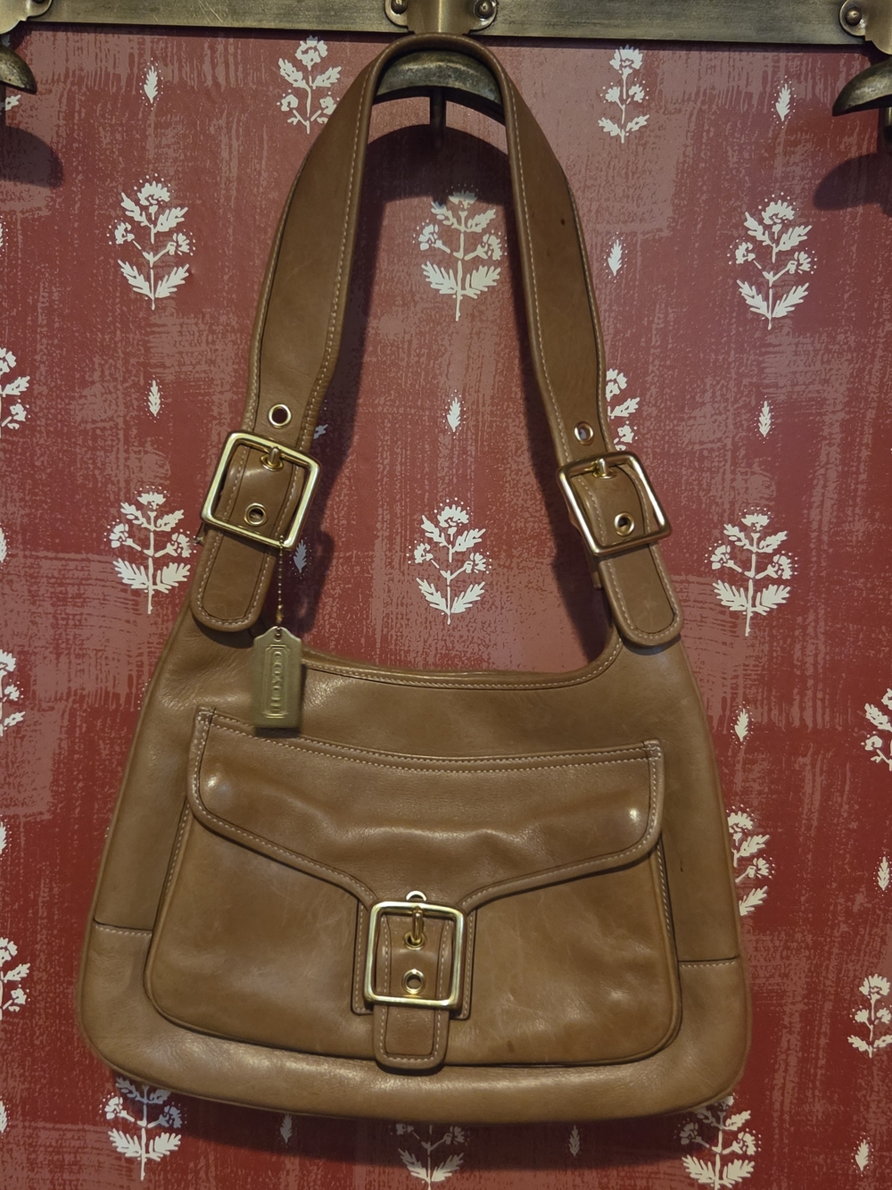 Vintage Coach Legacy Saddle Bag 9340
